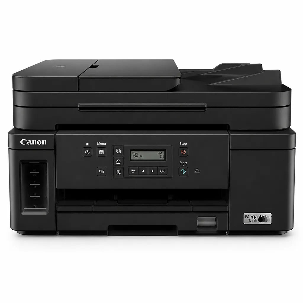 Canon PIXMA MegaTank GM4070 multifunction ink tank printer front display and control panel -tpstech.in