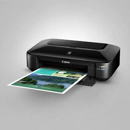 Canon PIXMA iX6770 A3 colour inkjet printer printing a photo from the front view -tpstech.in
