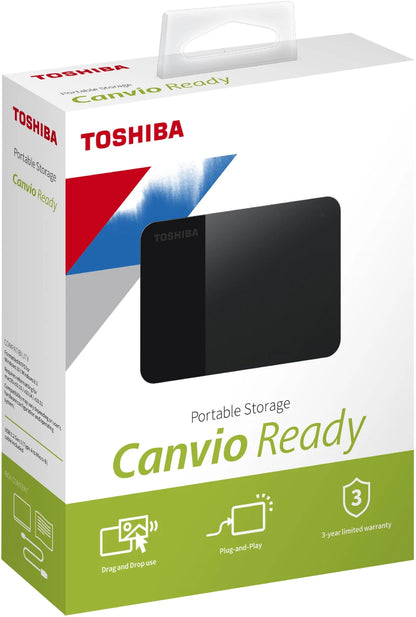 Toshiba Canvio Ready 2TB Portable External Hard Drive (HDTP320AK3AA)