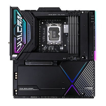Colorful iGame Z890 VULCAN X V20 Intel Z890 motherboard top view with LGA1851 socket, DDR5 memory slots, and PCIe 5.0 support -tpstech.in