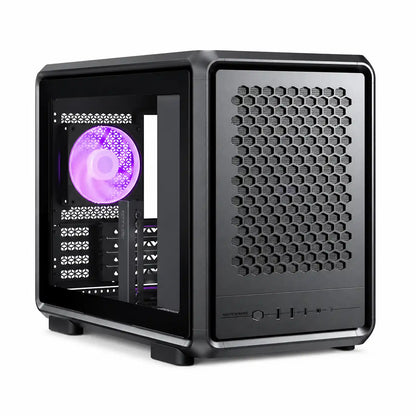 Cooler Master Master Frame 400 Mesh Tempered Glass Micro-ATX Open-Frame PC Case dual orientation layout view -tpstech.in
