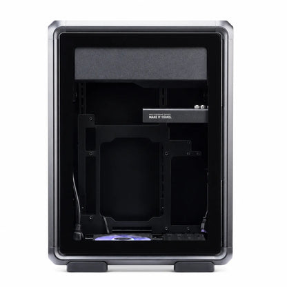 Cooler Master Master Frame 400 Mesh Tempered Glass Micro-ATX Open-Frame PC Case internal cable management view -tpstech.in