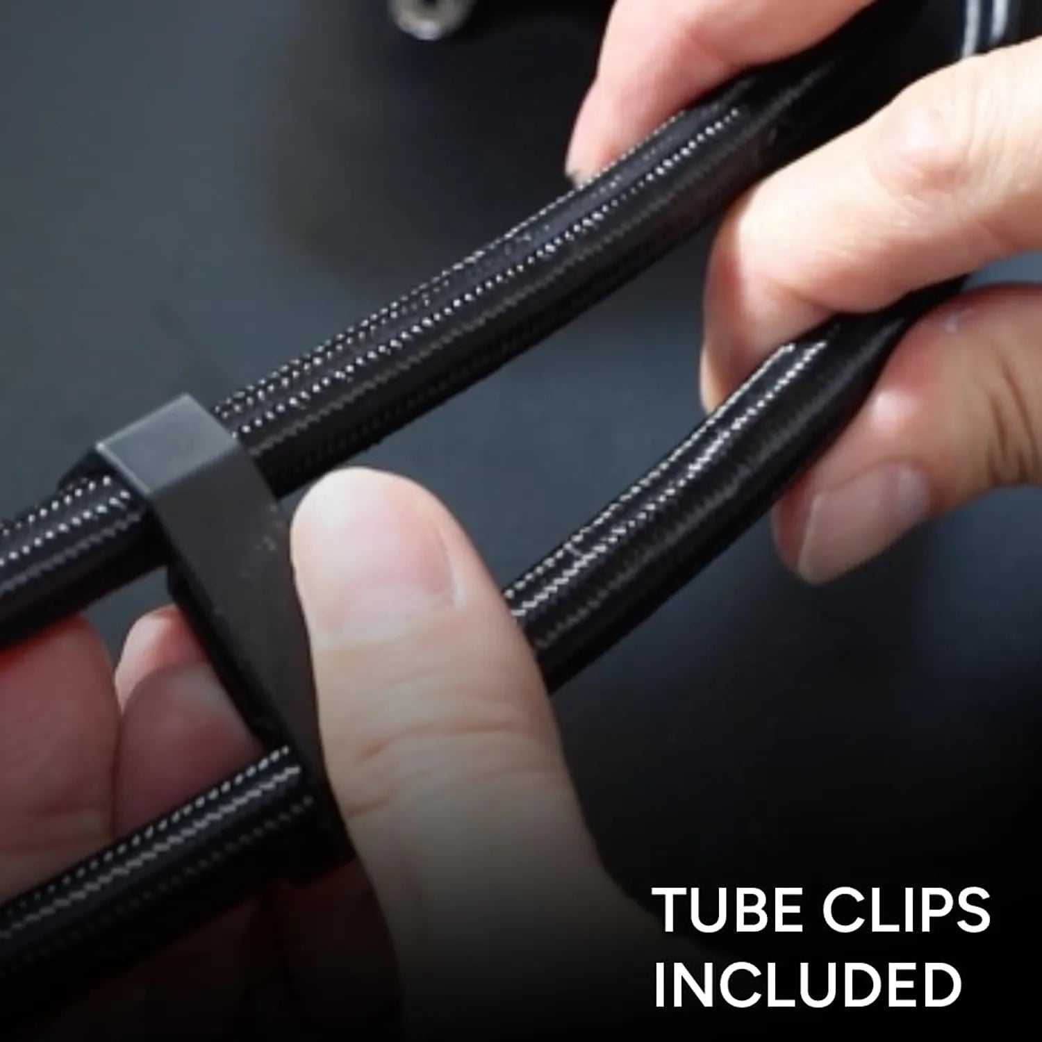 Cooler Master MasterLiquid Atmos II 240mm AIO liquid CPU cooler flexible braided tubes with tube clips -tpstech.in