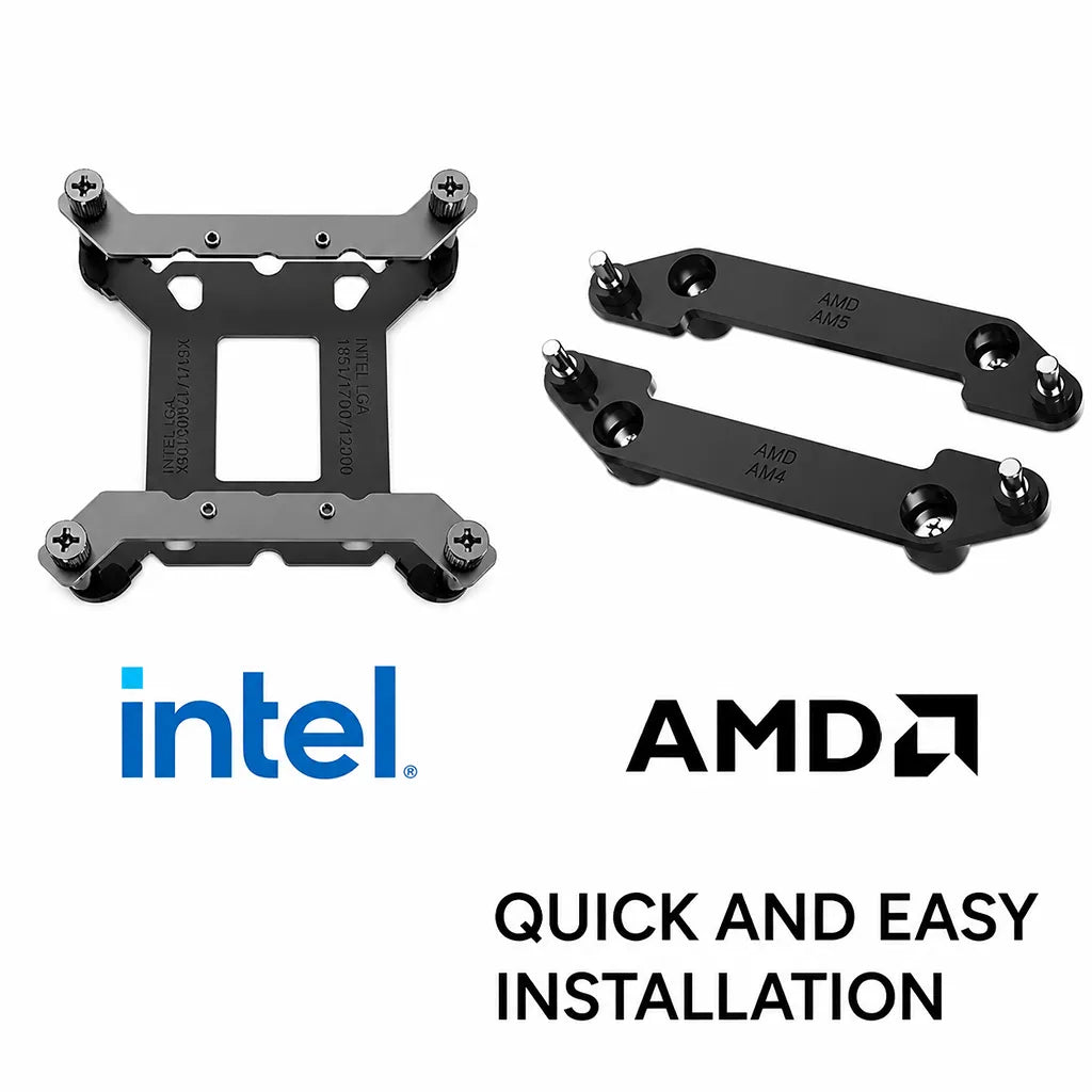 Cooler Master MasterLiquid Atmos II Pixel LED 240mm ARGB AIO Liquid CPU Cooler White Intel and AMD mounting brackets for quick and easy installation -tpstech.in