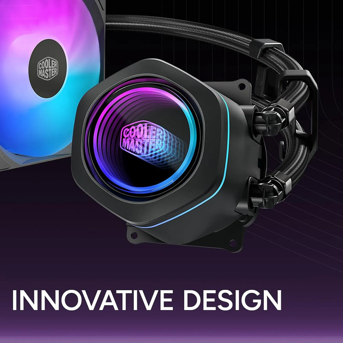 Cooler Master MasterLiquid Core Nex 240 ARGB AIO Liquid CPU Cooler innovative pump design with RGB illumination -tpstech.in