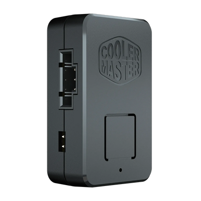 Cooler Master Mini Addressable RGB LED Controller 4-Port ARGB perspective view showing side ports -tpstech.in