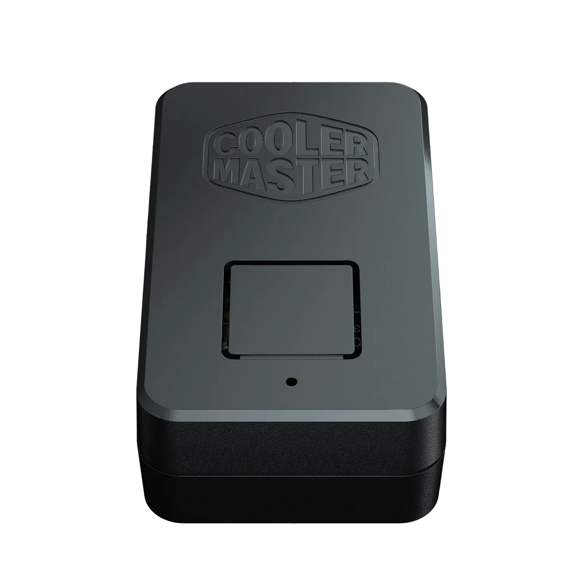 Cooler Master Mini Addressable RGB LED Controller compact casing low angle view -tpstech.in
