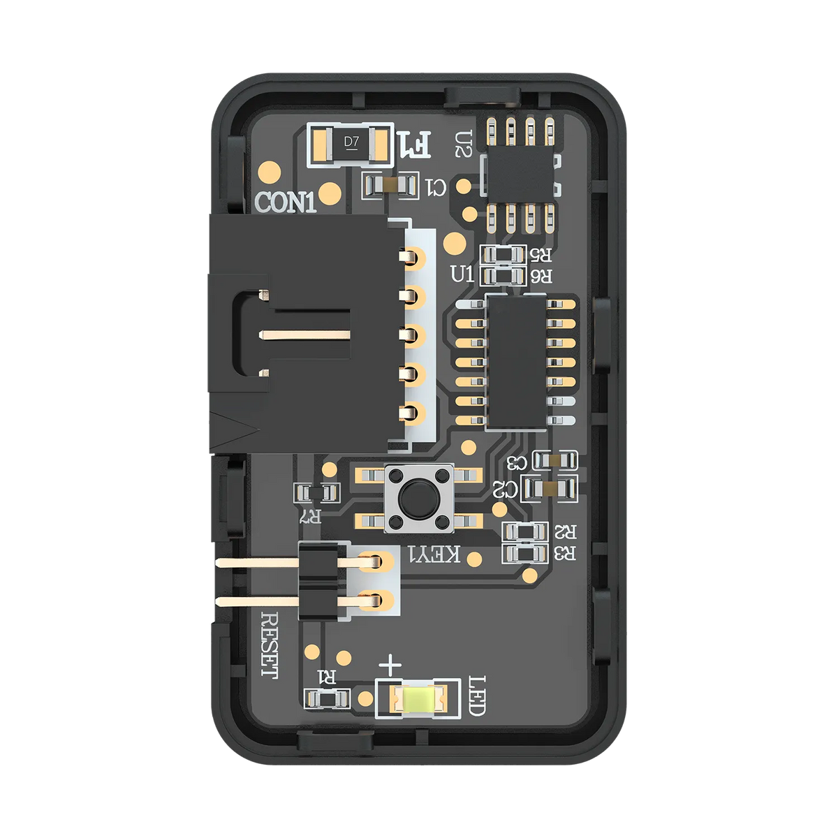 Cooler Master Mini Addressable RGB LED Controller internal circuit board and components layout -tpstech.in