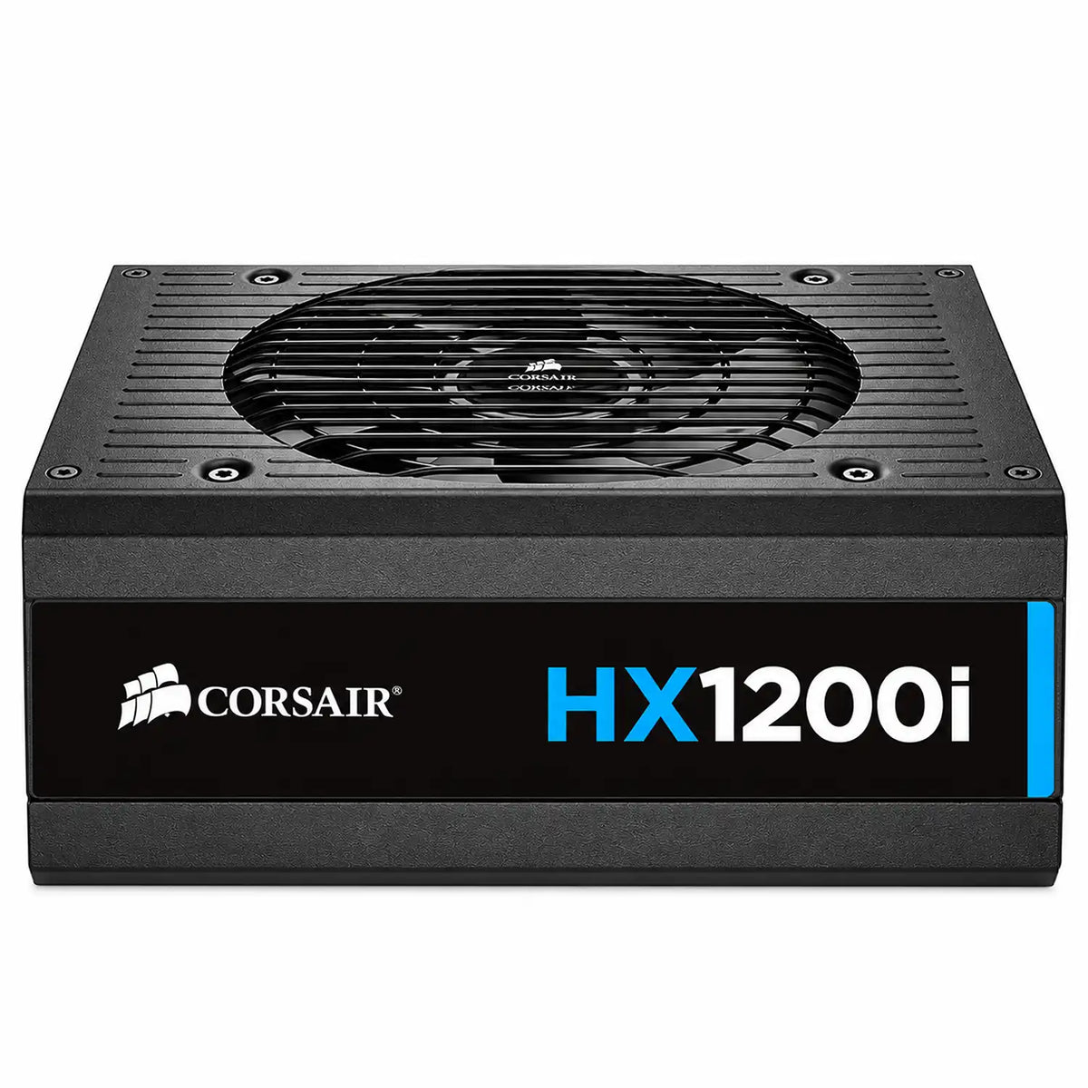 Corsair HX Series HX1200i 3.0 SMPS 1200W Fully Modular Power Supply straight side profile highlighting HX1200i branding label tpstech.in