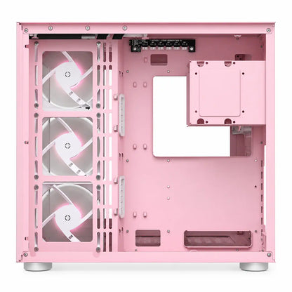 COUGAR FV150 RGB Pink mid tower PC case interior with three ARGB fans -tpstech.in