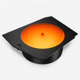 COUGAR FV270 Luminous Rotating Platform Black top angle view with illuminated display surface -tpstech.in