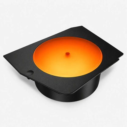 COUGAR FV270 Luminous Rotating Platform Black top angle view with illuminated display surface -tpstech.in