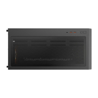 COUGAR MX230 RGB PC case showing top mesh panel and front I O connectivity -tpstech.in