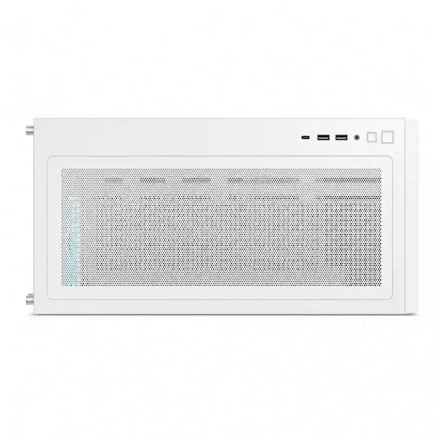 COUGAR MX230 RGB White gaming PC case interior with ARGB fans and motherboard mounting area -tpstech.in