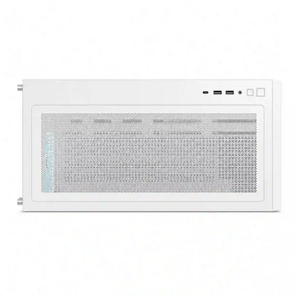 COUGAR MX230 RGB White gaming PC case interior with ARGB fans and motherboard mounting area -tpstech.in