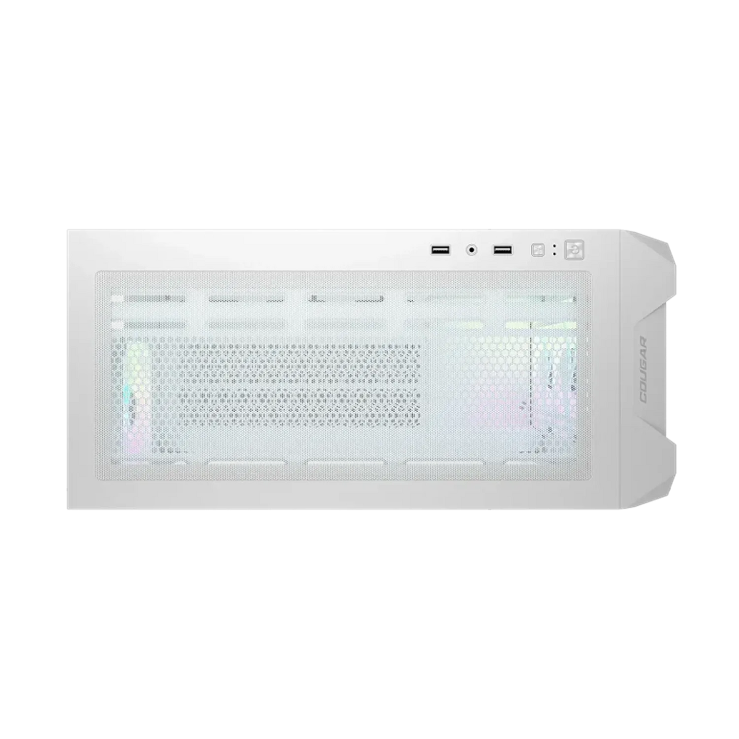 COUGAR MX600 Air White PC case top panel with ventilation and front I/O controls-tpstech.in