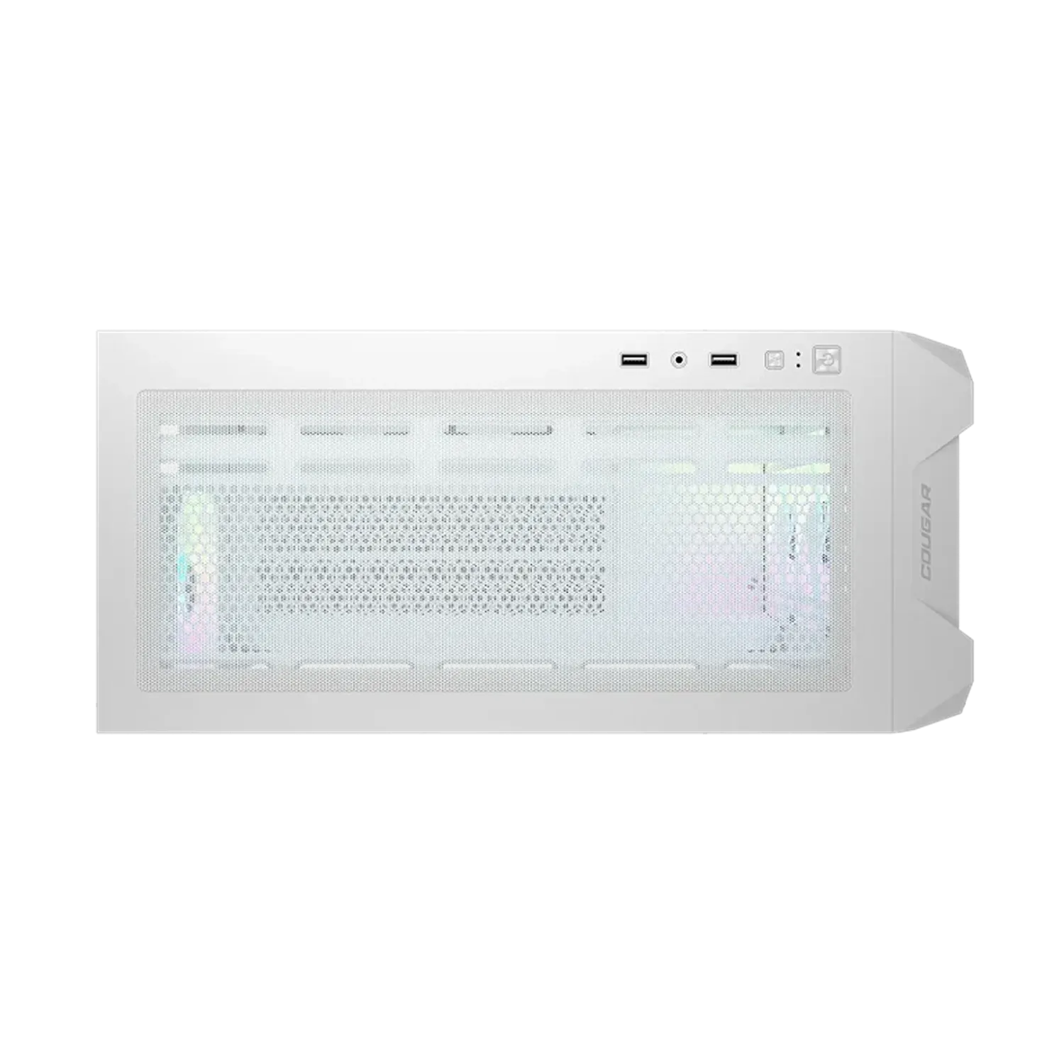 COUGAR MX600 Air White PC case top panel with ventilation and front I/O controls-tpstech.in