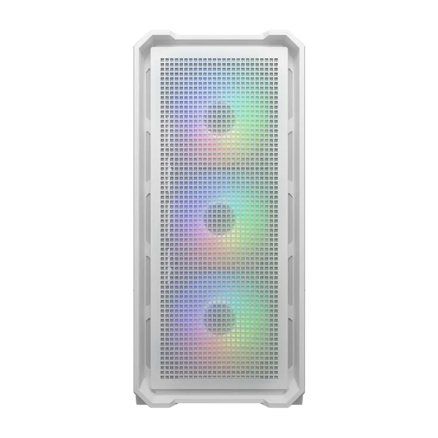 COUGAR MX600 Mini V2 White front panel with ARGB fans and perforated airflow design -tpstech.in