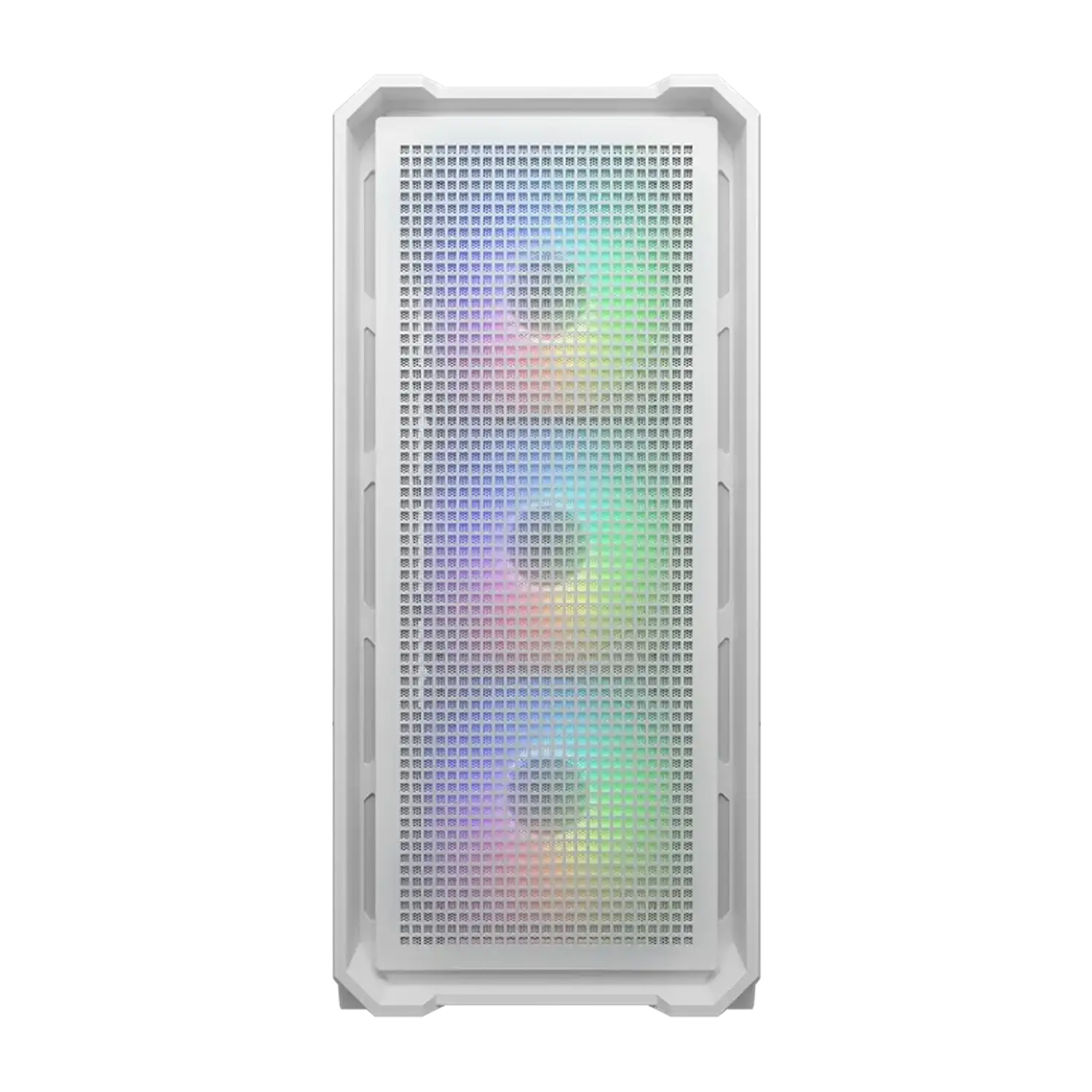 COUGAR MX600 Mini V2 White front panel with ARGB fans and perforated airflow design -tpstech.in