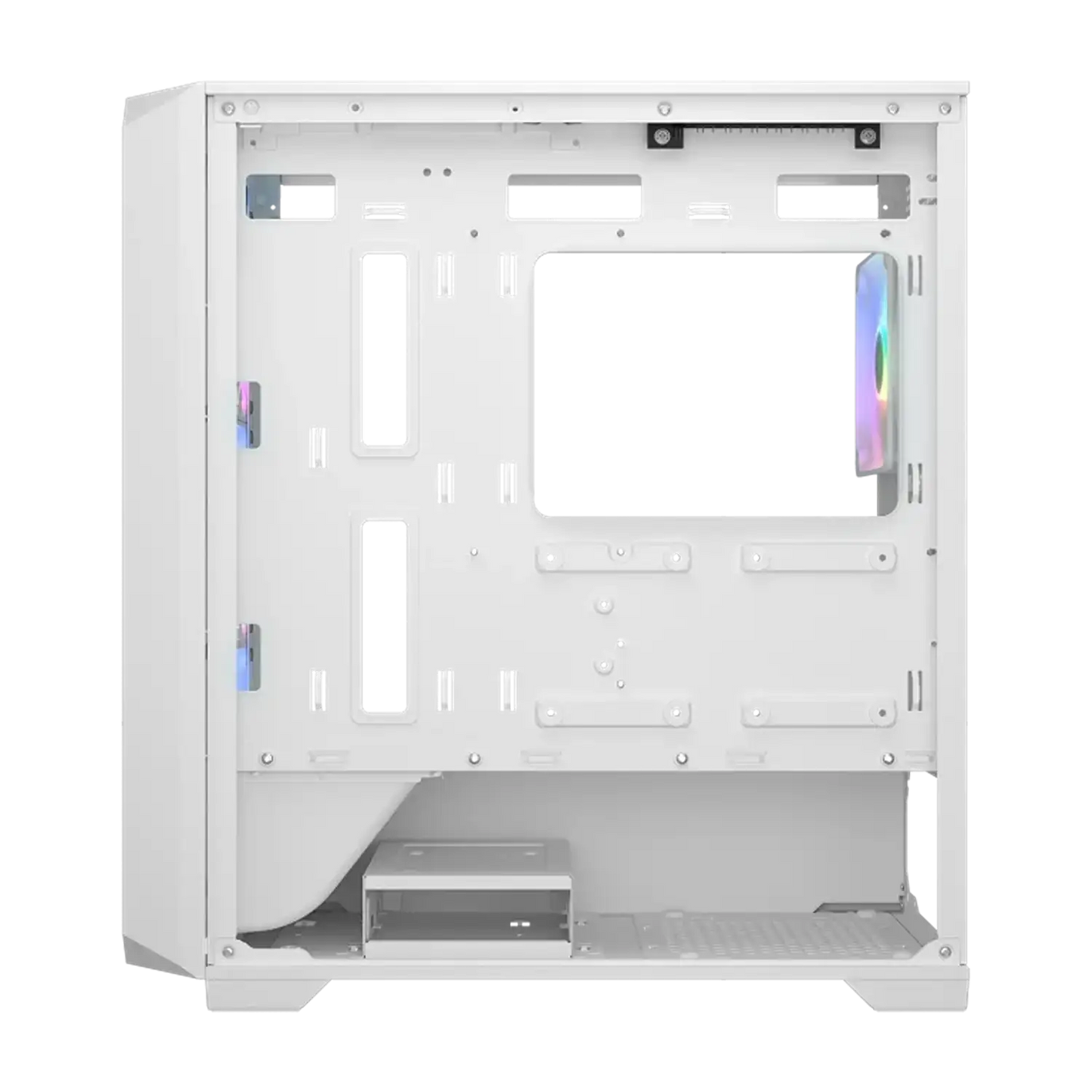 COUGAR MX600 Mini V2 White rear panel with expansion slots, rear ARGB fan and PSU opening -tpstech.in