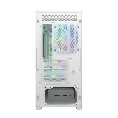 COUGAR MX600 Mini V2 White top panel with USB ports, audio jack and RGB control button -tpstech.in