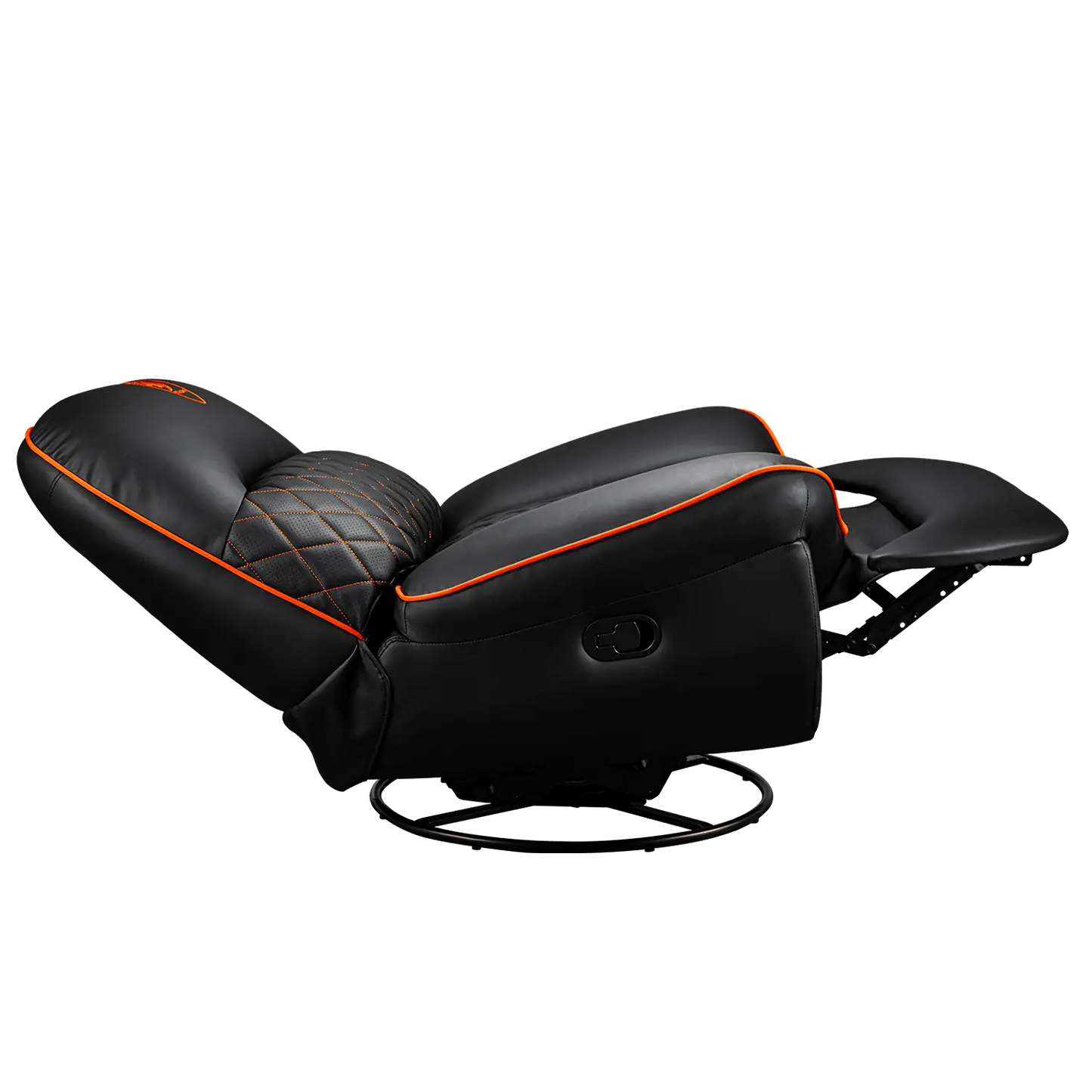 COUGAR Overlord gaming recliner sofa with extended footrest in reclining position -tpstech.in