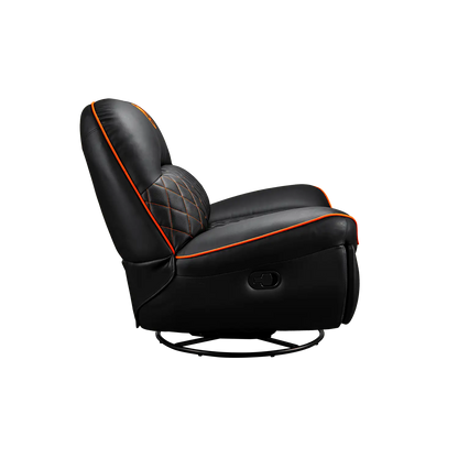 COUGAR Overlord gaming recliner sofa side view with reclining mechanism and padded armrest -tpstech.in