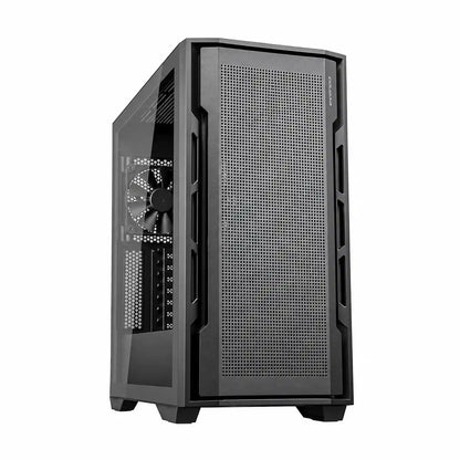 COUGAR Uniface Black Non-RGB Mid Tower PC Case front view-tpstech.in