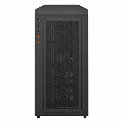 COUGAR Uniface Black Non-RGB PC Case top panel view-tpstech.in