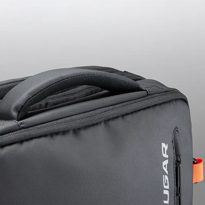 COUGAR VANGUARD laptop backpack close-up showing padded comfort grip handle and durable construction-tpstech.in