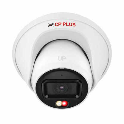CP PLUS 2MP Dual Light Dome Camera 30M CP-UNC-DA21L3C-LQ low angle front view -tpstech.in