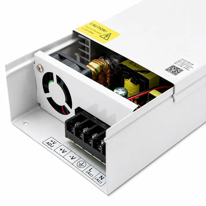CP PLUS CP-DPS-MD200P-12D 240W CCTV power supply with AC input, DC output terminals and cooling fan -tpstech.in