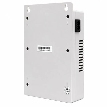 CP PLUS CP-DPS-PD16-12D 16 Channel CCTV Power Supply rear view with wall mounting slots and AC power input -tpstech.in
