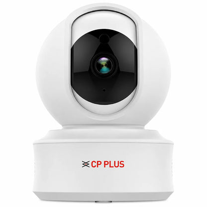 CP PLUS CP-E28Q 2MP WiFi PT indoor security camera front view with Full HD surveillance and motion tracking -tpstech.in