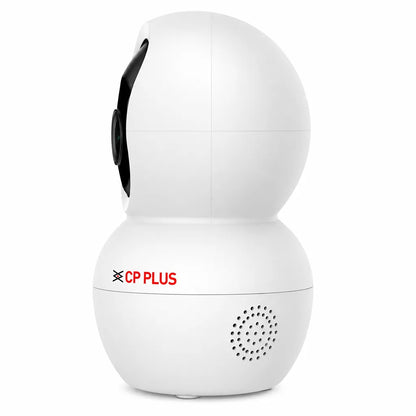 CP PLUS CP-E28Q 2MP WiFi PT indoor security camera side profile showing compact design -tpstech.in