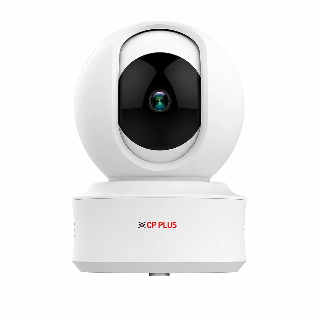Front view of CP PLUS CP-E31A 3MP Wi-Fi PT Security Camera for home and office surveillance -tpstech.in