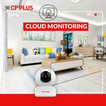 CP PLUS CP-E31A 3MP Wi-Fi PT Security Camera with cloud monitoring for remote home surveillance -tpstech.in