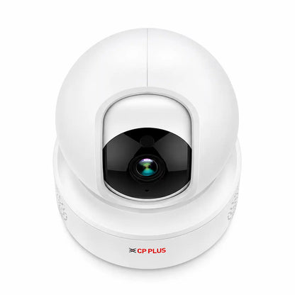 CP PLUS CP-E31Q 3MP Wi-Fi PT Indoor Security Camera Elevated Front View -tpstech.in