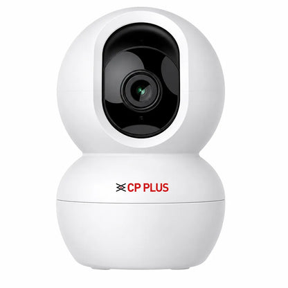 CP PLUS CP-E48A 4MP Wi-Fi PT security camera front view with 355° pan, two-way audio and smart home support -tpstech.in