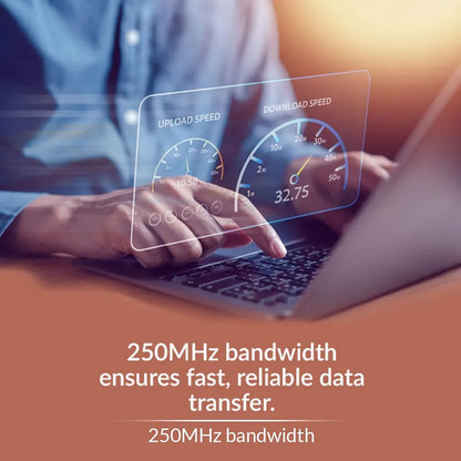 CP PLUS CP-EUT-6TGL23-100 Cat6 UTP LAN cable with 250MHz bandwidth for fast and reliable data transmission -tpstech.in