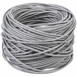 CP PLUS CP-EUT-6TGL23-305 305m grey Cat6 UTP LAN cable for structured networking and Ethernet installations -tpstech.in