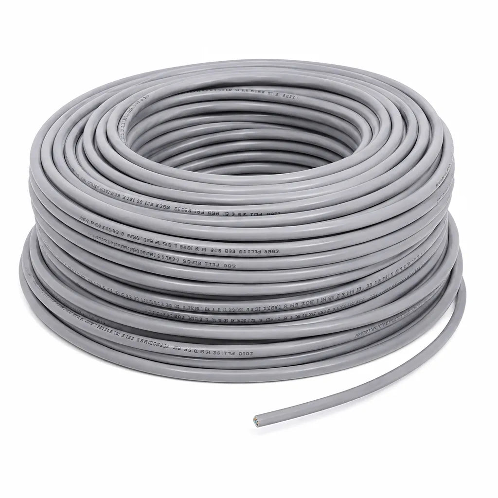CP PLUS CP-FUT-6TSRH-305 CAT6 305 meter UTP network cable coil front view -tpstech.in