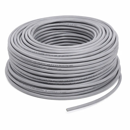 CP PLUS CP-FUT-6TSRH-305 CAT6 305 meter UTP network cable coil front view -tpstech.in