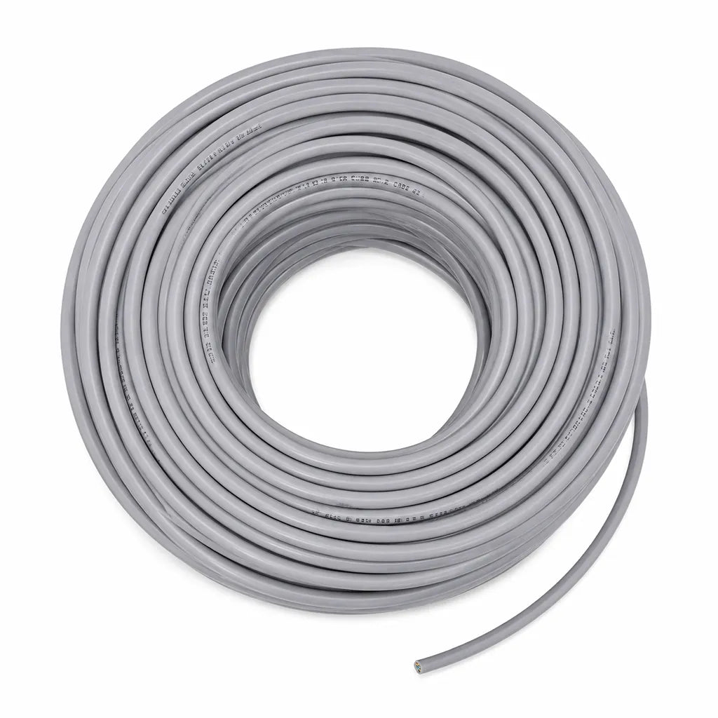 CP PLUS CP-FUT-6TSRH-305 CAT6 4 Pair UTP cable coil top view for LAN and CCTV installations -tpstech.in