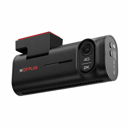 CP PLUS CP-G41 CarKam 4MP 4G Dashcam angled product view showing compact Type-C dash camera design -tpstech.in