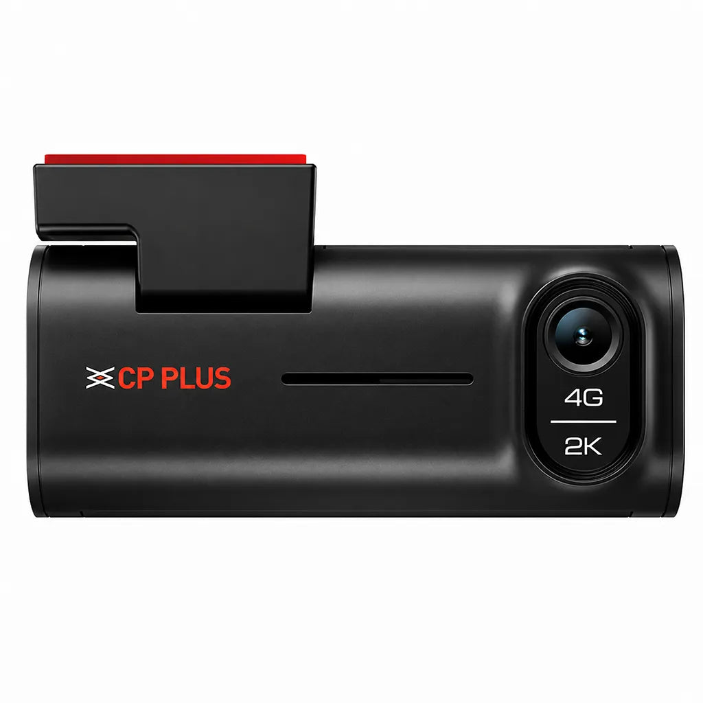 CP PLUS CP-G41 CarKam 4MP 4G Dashcam front view with compact windshield mount design -tpstech.in