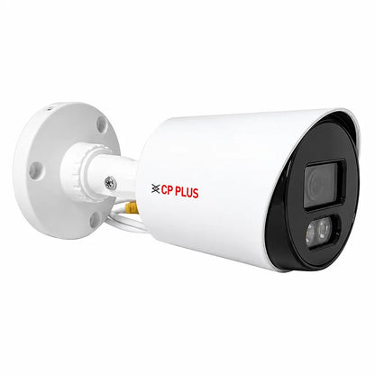 CP PLUS CP-GPC-T24PL2-S 2.4MP Full HD Guard+ Bullet CCTV Camera rear angle view with wall mounting bracket -tpstech.in
