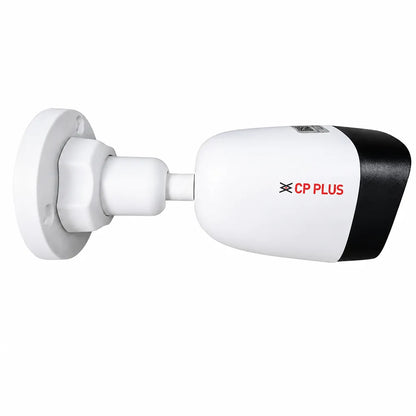 Side view of CP PLUS CP-GPC-TA24PL2C-SE 2.4MP Full Color Guard+ Bullet Camera with fixed 3.6mm lens and wall mount -tpstech.in