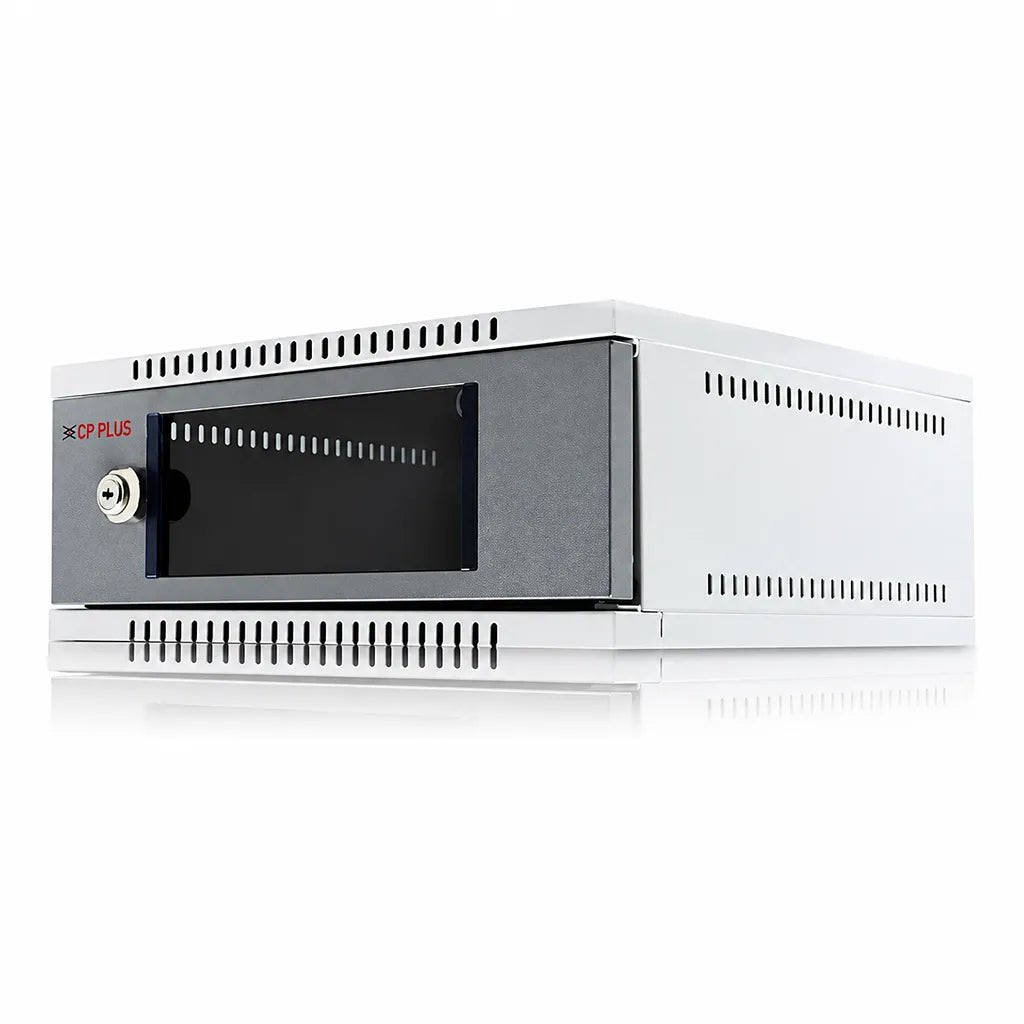CP PLUS CP-HA-RK3535VM-2U 2U wall mount server rack front right angle view for DVR and NVR installation -tpstech.in
