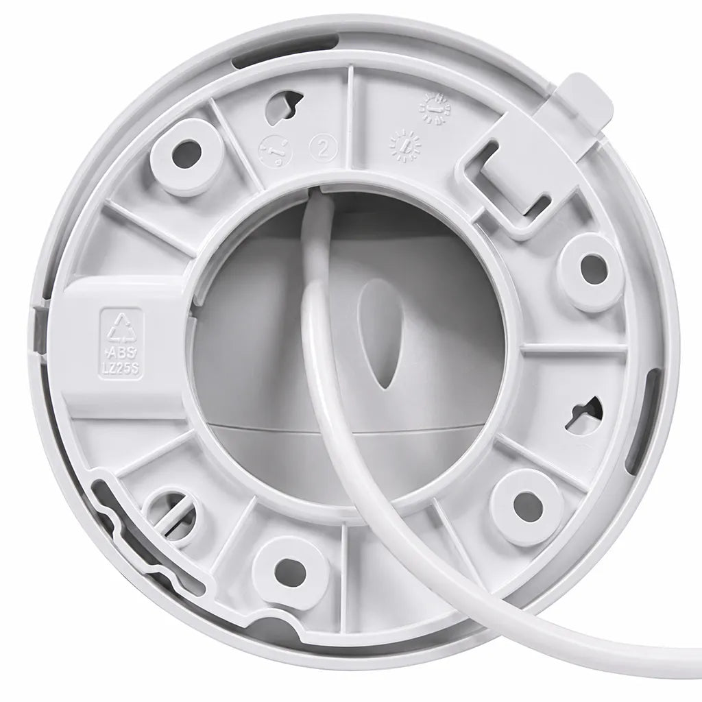 CP PLUS CP-UNC-DA21L3B-LQ 2MP Dual Light Dome IP Camera bottom mounting base with cable outlet for PoE installation -tpstech.in